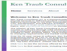 Tablet Screenshot of kentraub.com